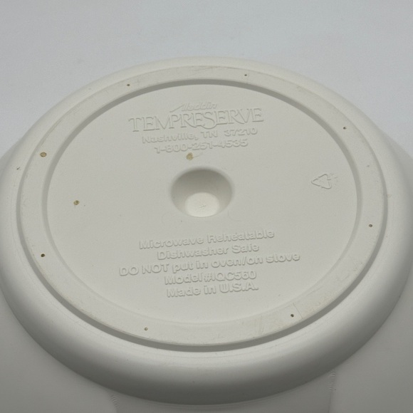 ALADDIN TEMPRESERVE Insulated Hot Cold Round Travel Casserole Carrier USA IQC560 - Picture 5 of 11